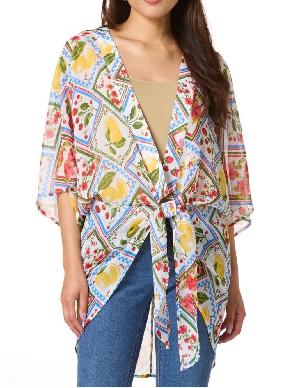 Cato Fresh Fruit Kimono